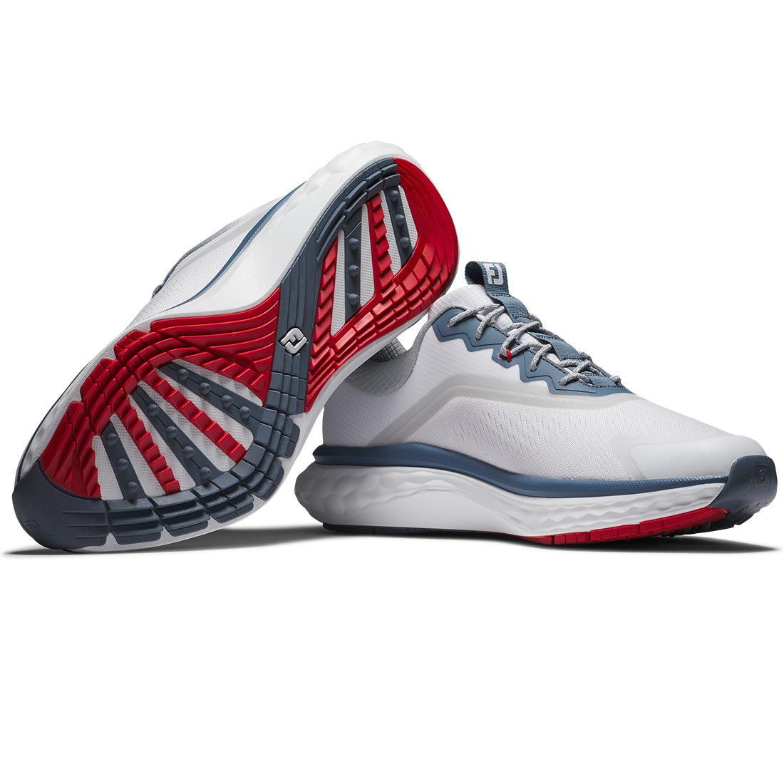 FootJoy Quantum Golf Shoes White / Blue / Red フットジョイ クオンタム ゴルフ シューズ 56989 FootJoy Quantum Golf Shoes White/Blue/Red – Golf Discount
