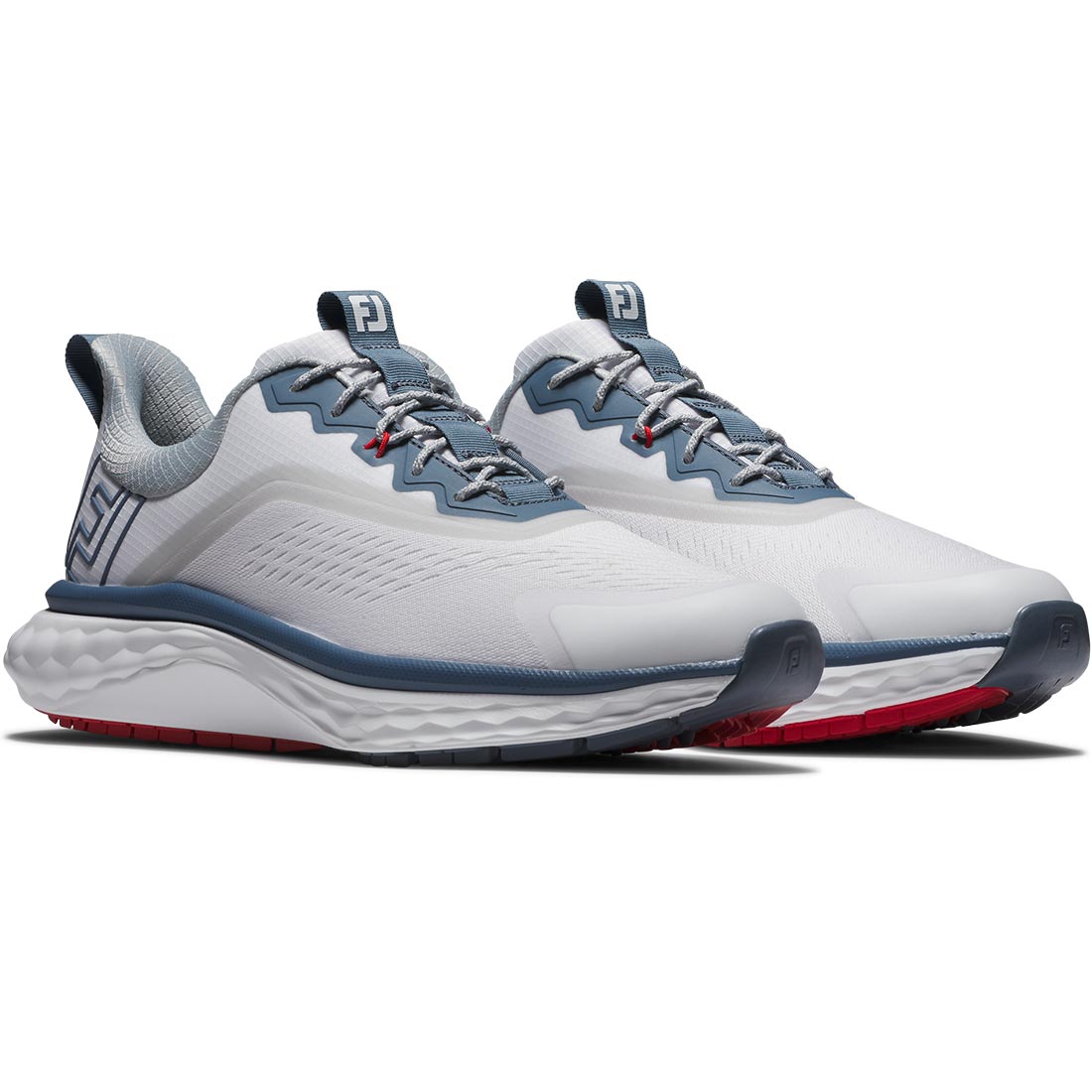 FootJoy Quantum Golf Shoes White/Blue/Red – Golf Discount