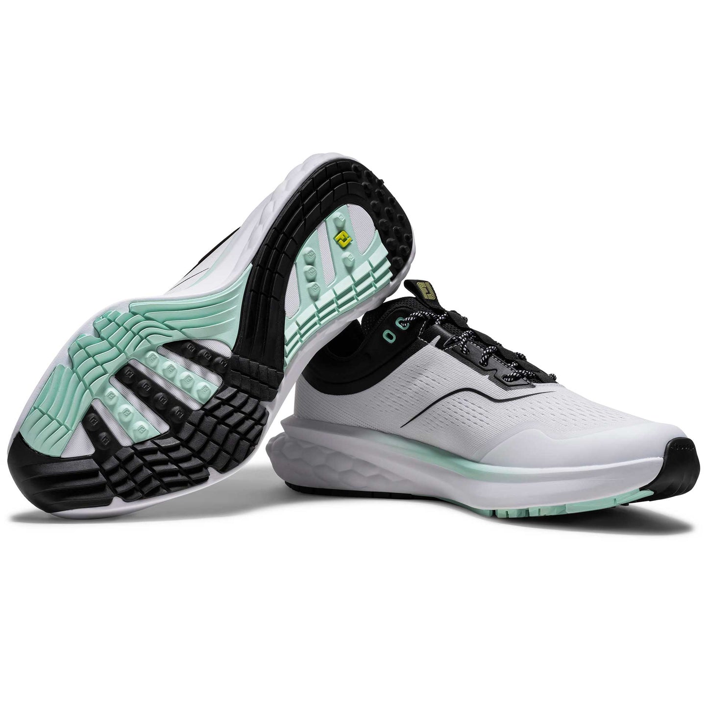 FootJoy Quantum Golf Shoes White/Black/Evening Primrose