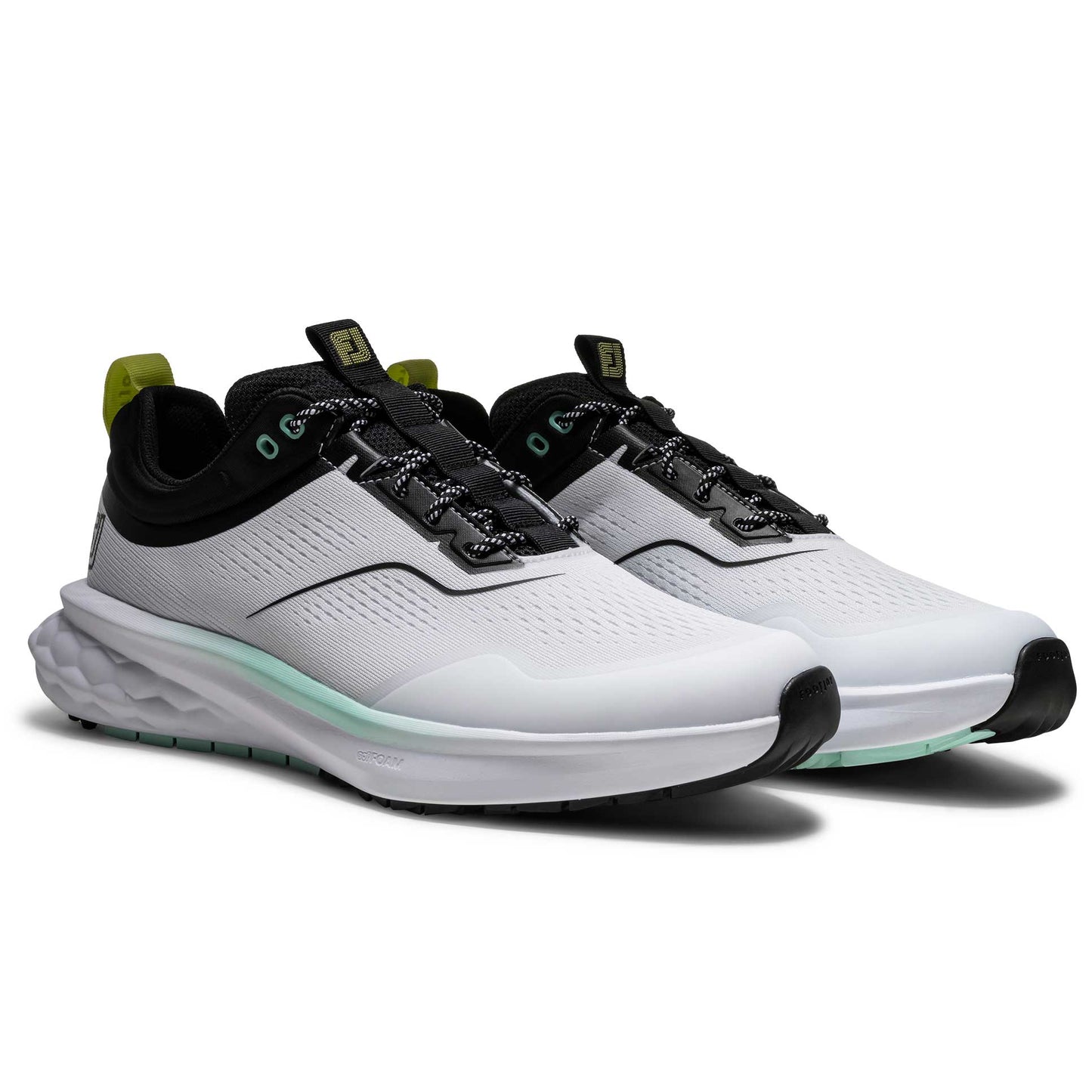 FootJoy Quantum Golf Shoes White/Black/Evening Primrose