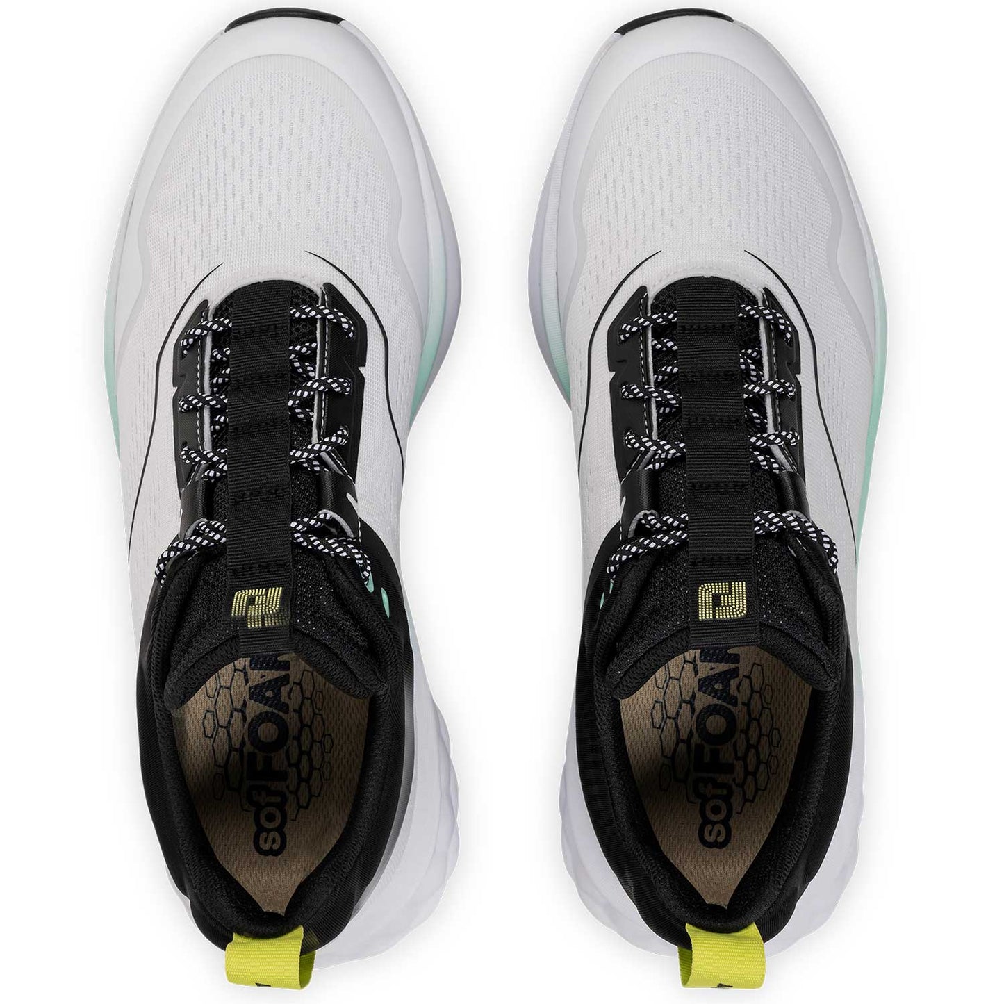 FootJoy Quantum Golf Shoes White/Black/Evening Primrose
