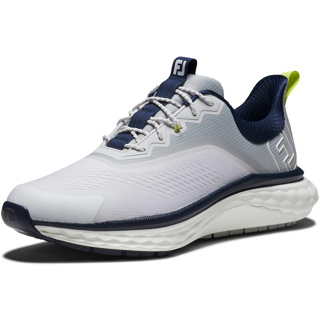 FootJoy Quantum Golf Shoes White/Grey/Blue – Golf Discount