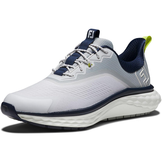FootJoy Quantum Golf Shoes White/Grey/Blue