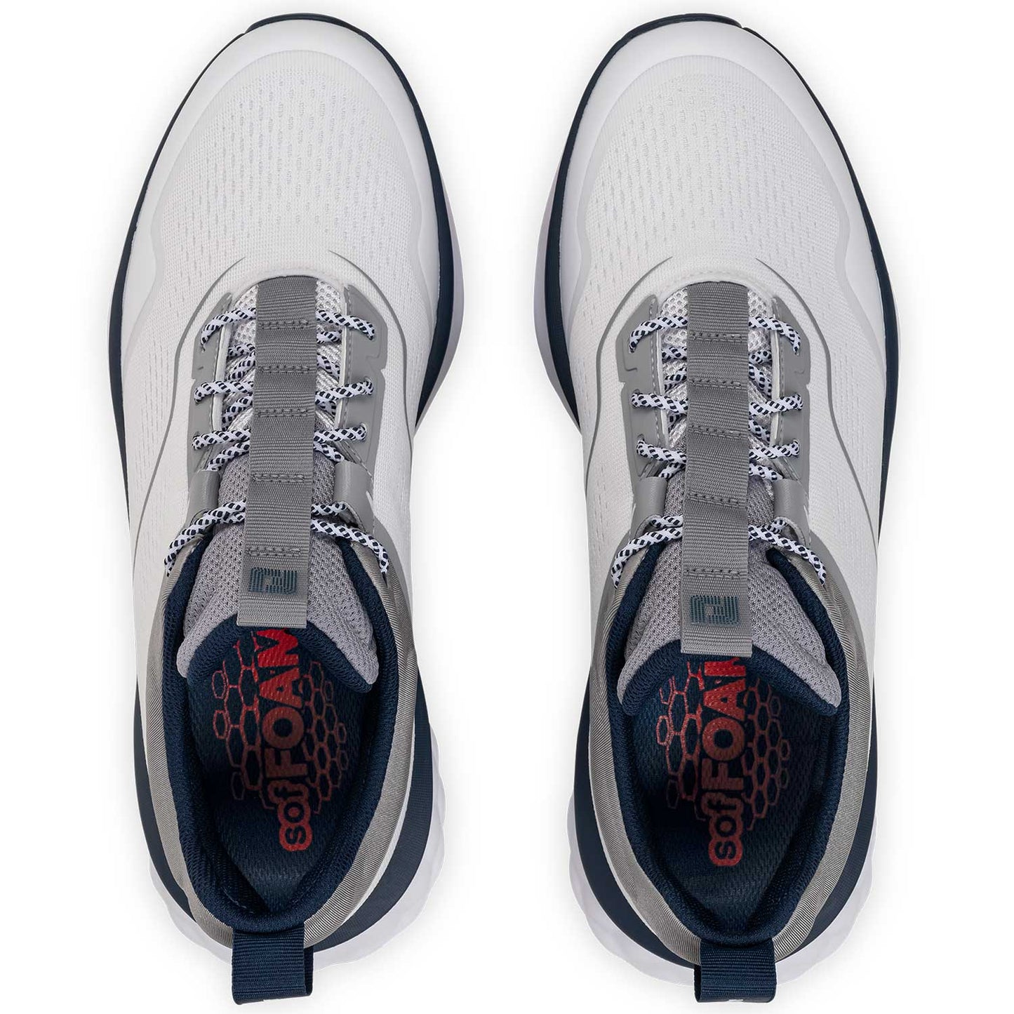 FootJoy Quantum Golf Shoes White/Navy/Red