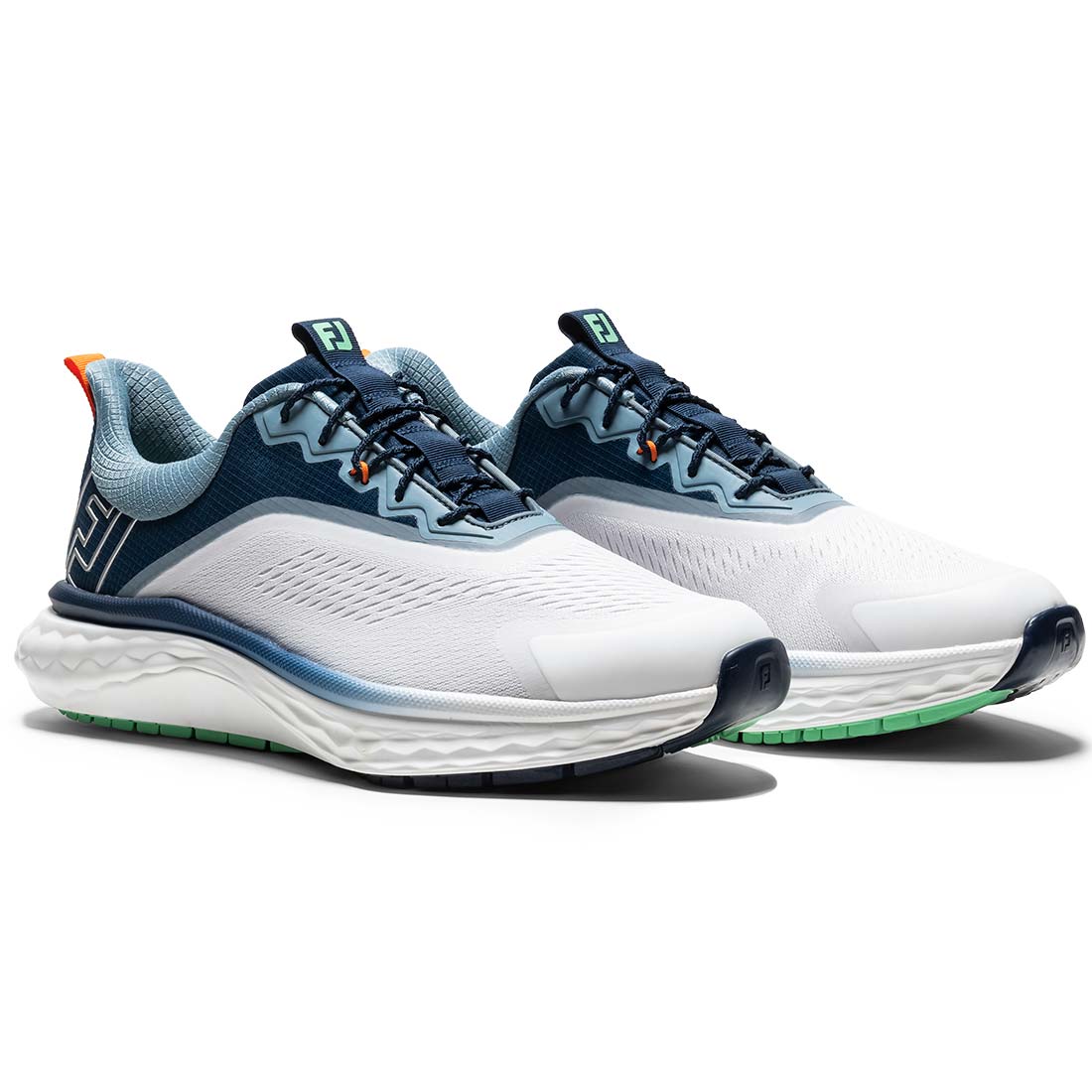 FootJoy Quantum Golf Shoes White/Peacoat/Aquamarine – Golf Discount