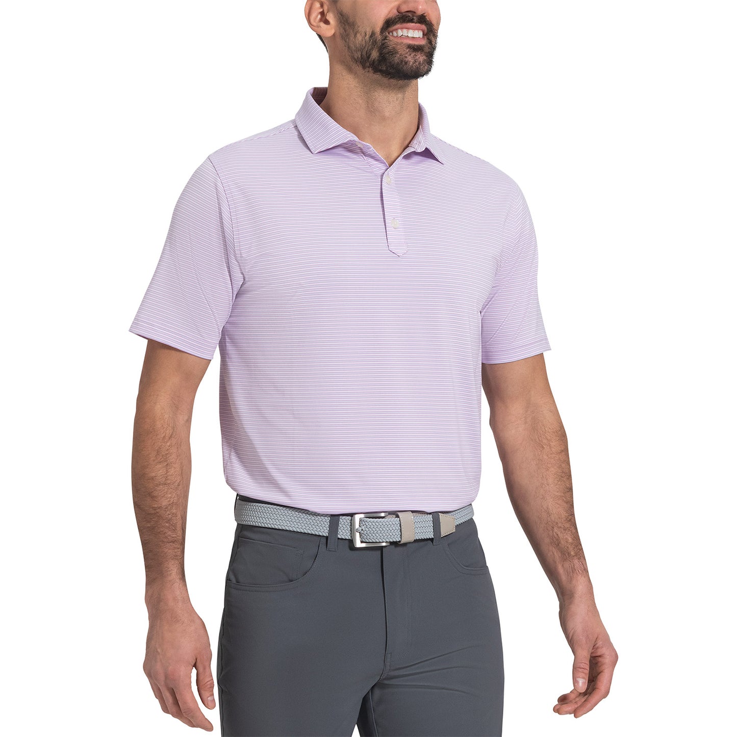 FootJoy Smooth Stripe Lisle Golf Polo