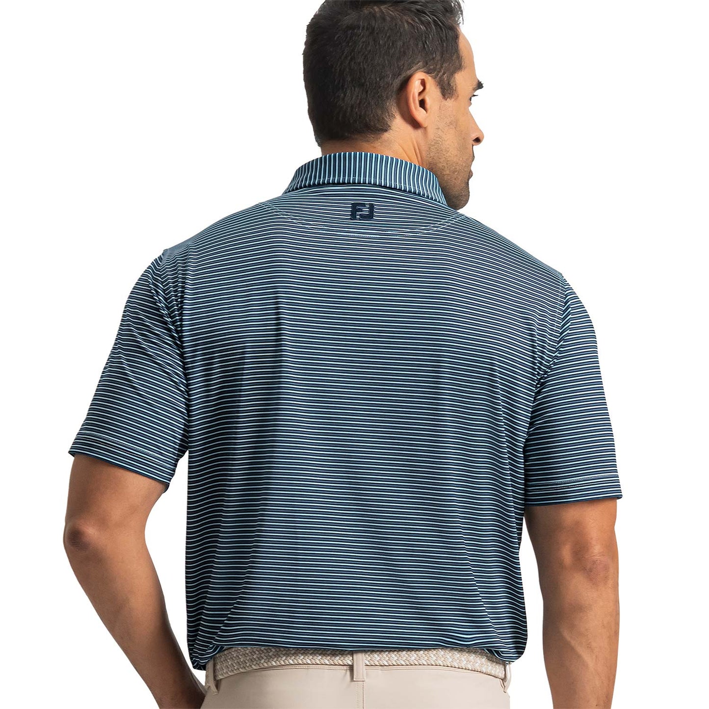 FootJoy Smooth Stripe Lisle Golf Polo