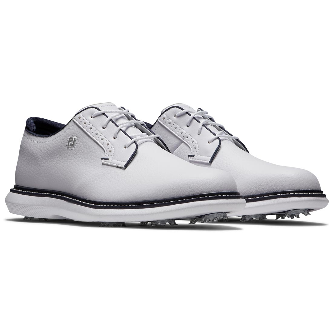FootJoy Traditions Blucher Golf Shoes White/White