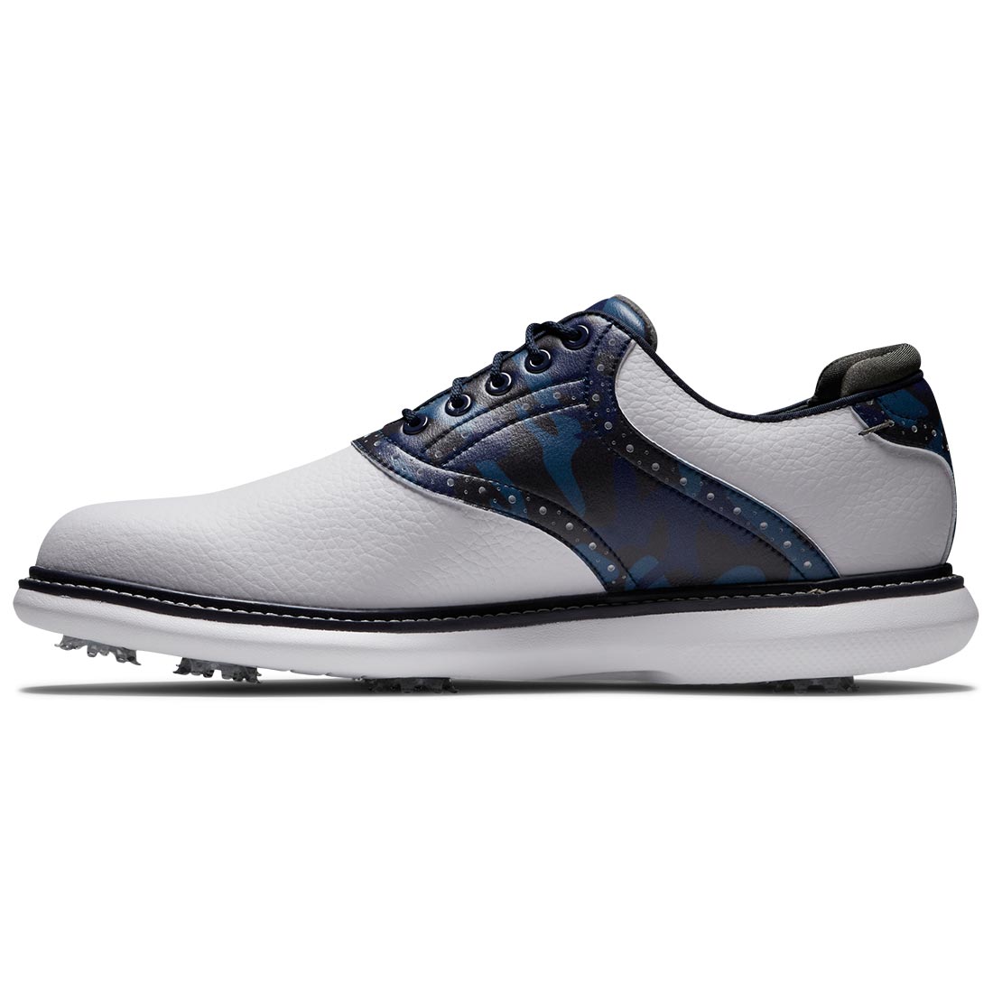 FootJoy Traditions Saddle Golf Shoes White/Navy Camo
