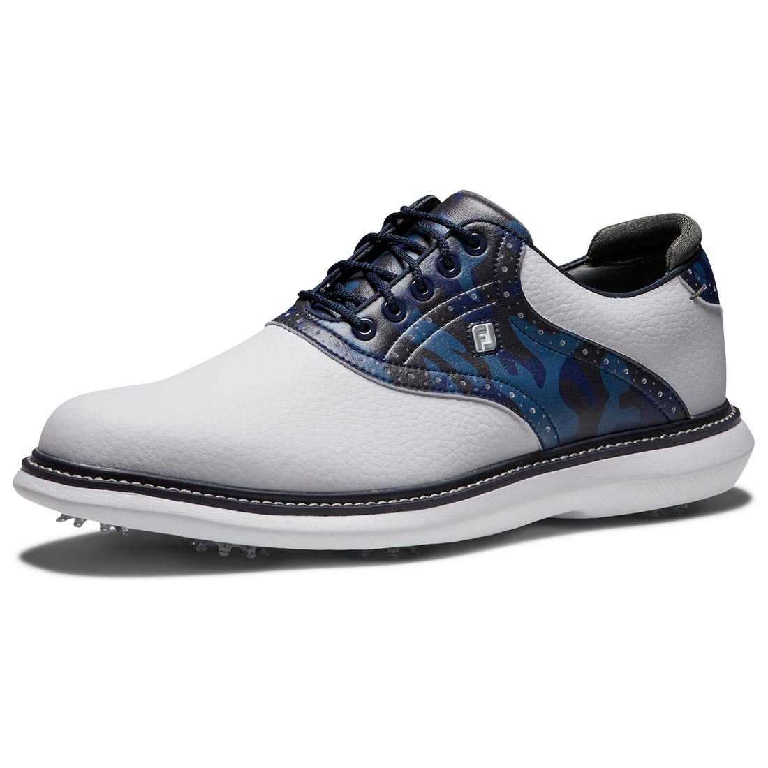 FootJoy Traditions Saddle Golf Shoes White/Navy Camo