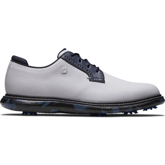 FootJoy Traditions Blucher Golf Shoes White/Navy Camo