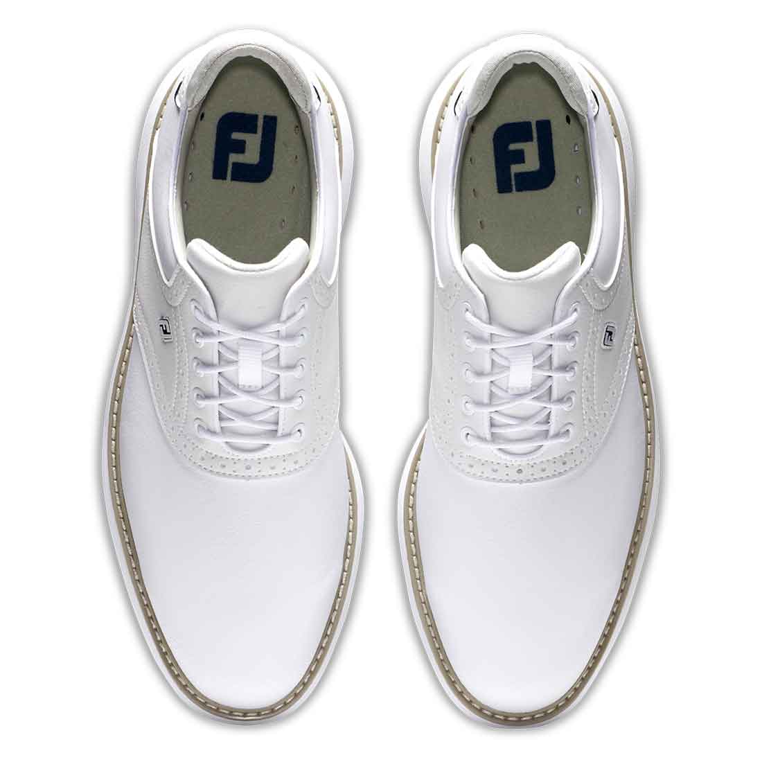 FootJoy Traditions Saddle Golf Shoes White
