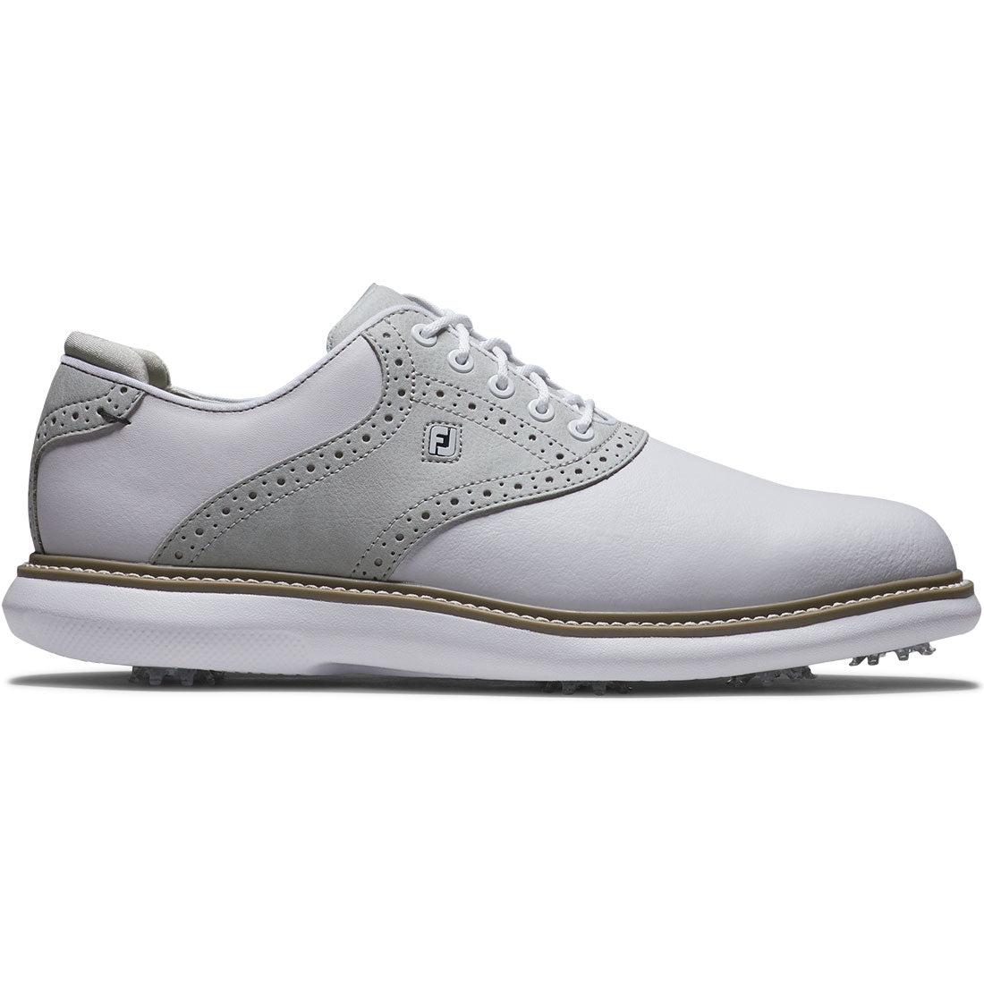 FootJoy Traditions Saddle Golf Shoes White/Grey