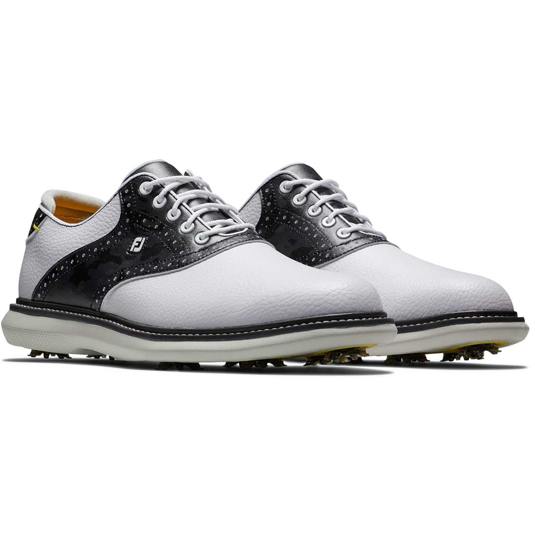FootJoy Traditions Golf Shoes White/Camo – Golf Discount