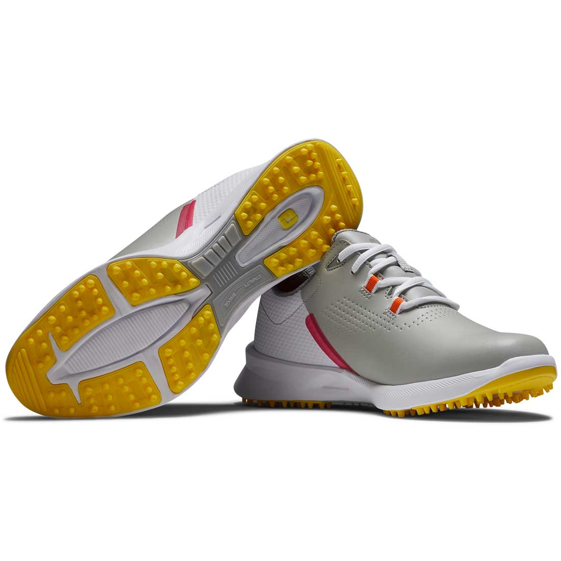 FootJoy Women's FJ Fuel Golf Shoes Grey/White/Yellow