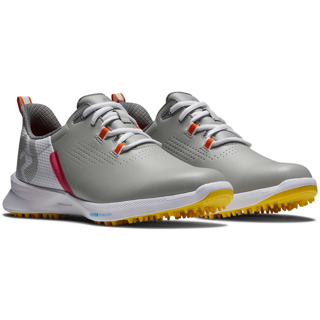 FootJoy Women's FJ Fuel Golf Shoes Grey/White/Yellow