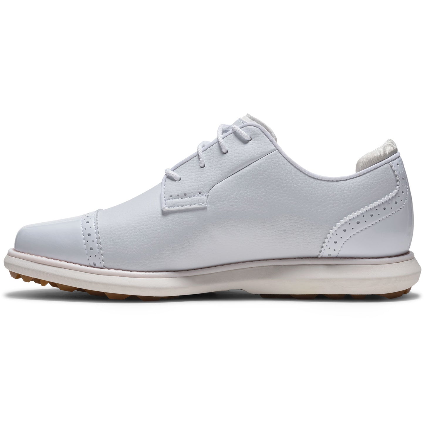 FootJoy Women's FJ Traditions SL Cap Toe Golf Shoes Frosty White