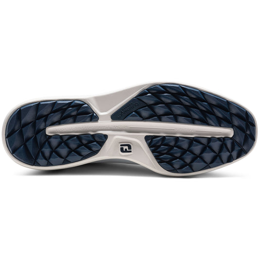 FootJoy Women's FJ Traditions SL Cap Toe Golf Shoes White/Blue Steel