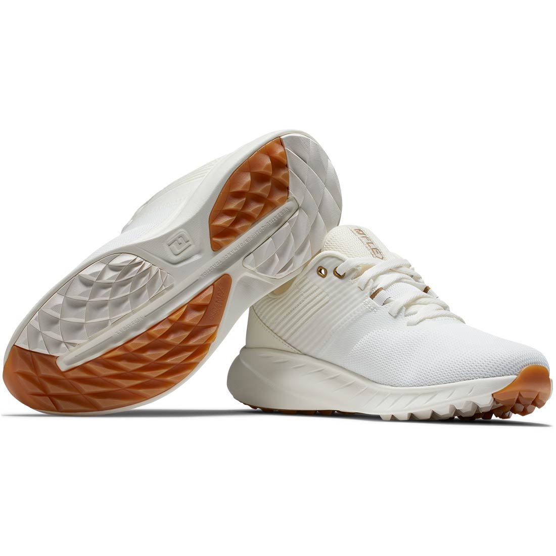 FootJoy Women's Flex Golf Shoes White/Beige