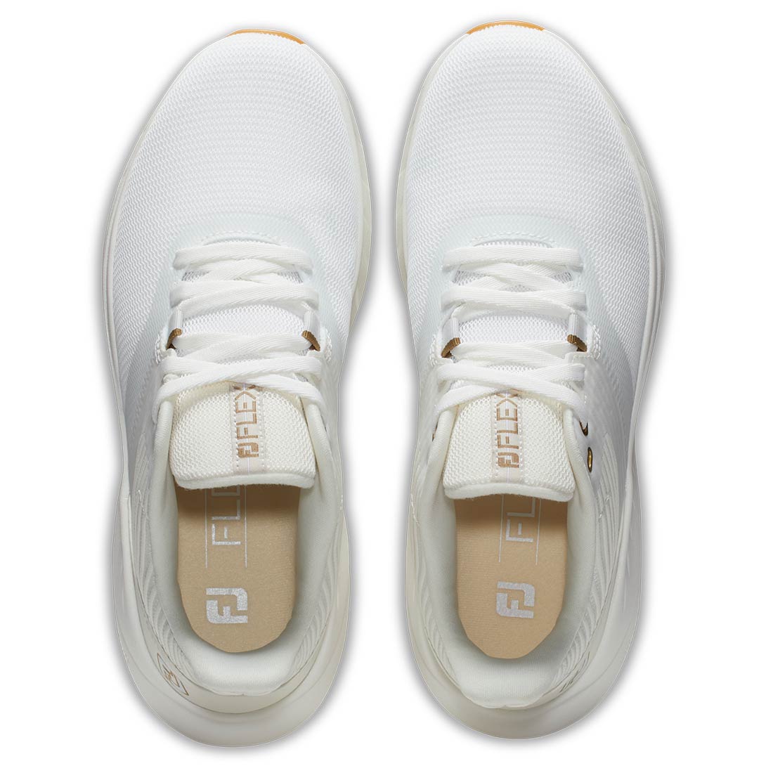 FootJoy Women's Flex Golf Shoes White/Beige