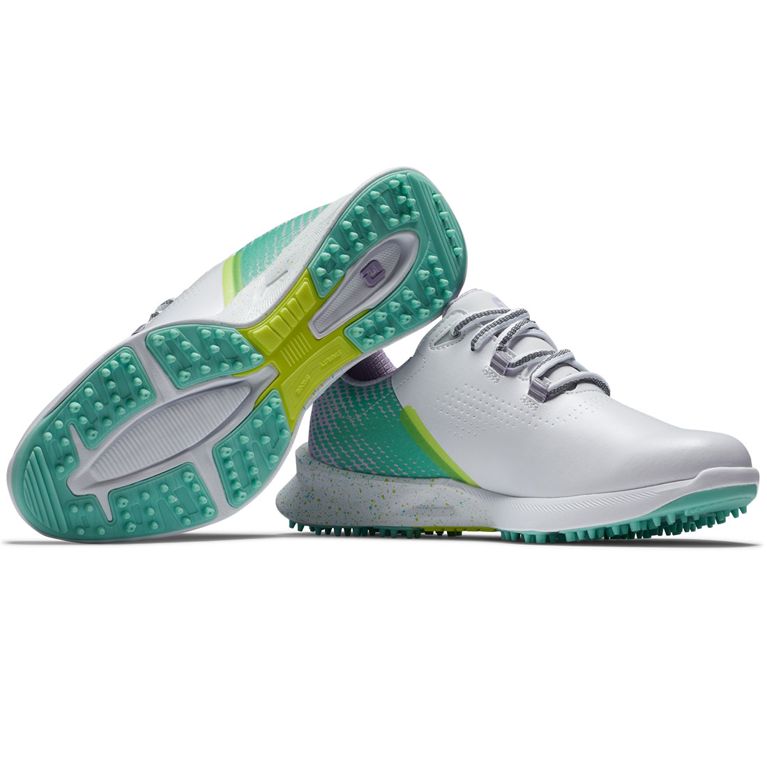 FootJoy Women's FJ Fuel Golf Shoes White/Green – Golf Discount