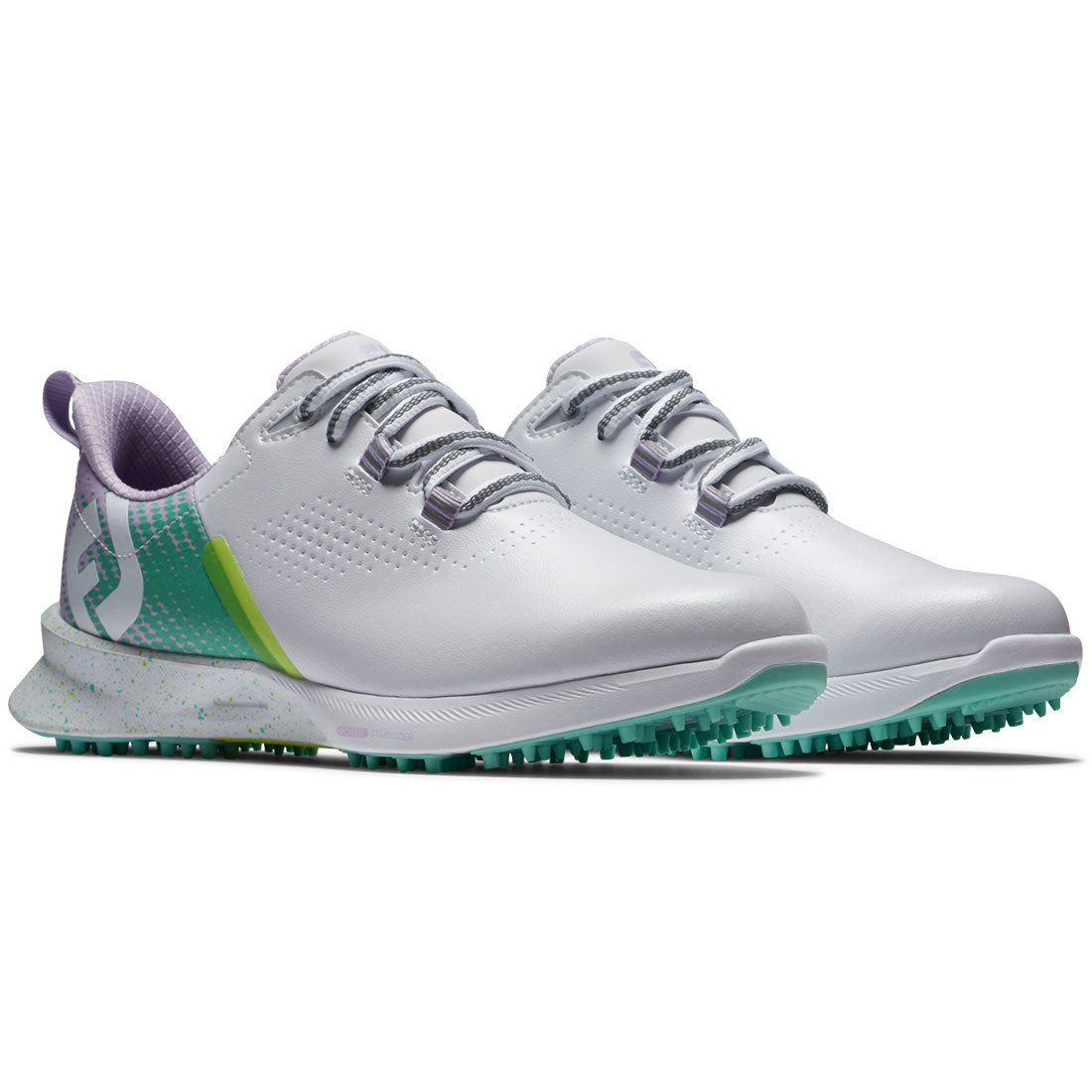 FootJoy Women's FJ Fuel Golf Shoes White/Green – Golf Discount