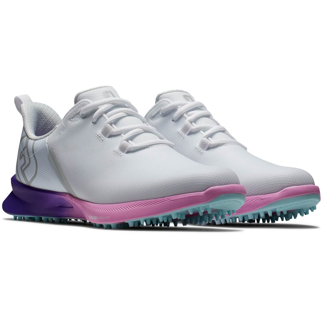 FootJoy Women's FJ Fuel Sport Golf Shoes White/Purple – Golf Discount