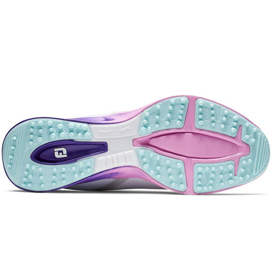 FootJoy Women's FJ Fuel Sport Golf Shoes White/Purple