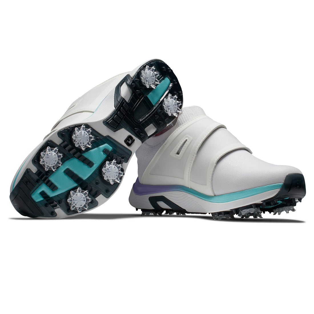 FootJoy Women's HyperFlex BOA Golf Shoes White/Purple