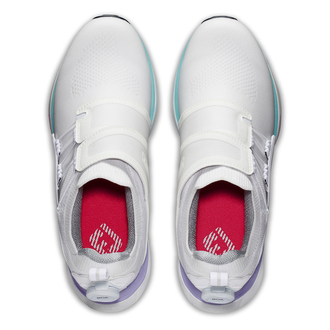 FootJoy Women's HyperFlex BOA Golf Shoes White/Purple