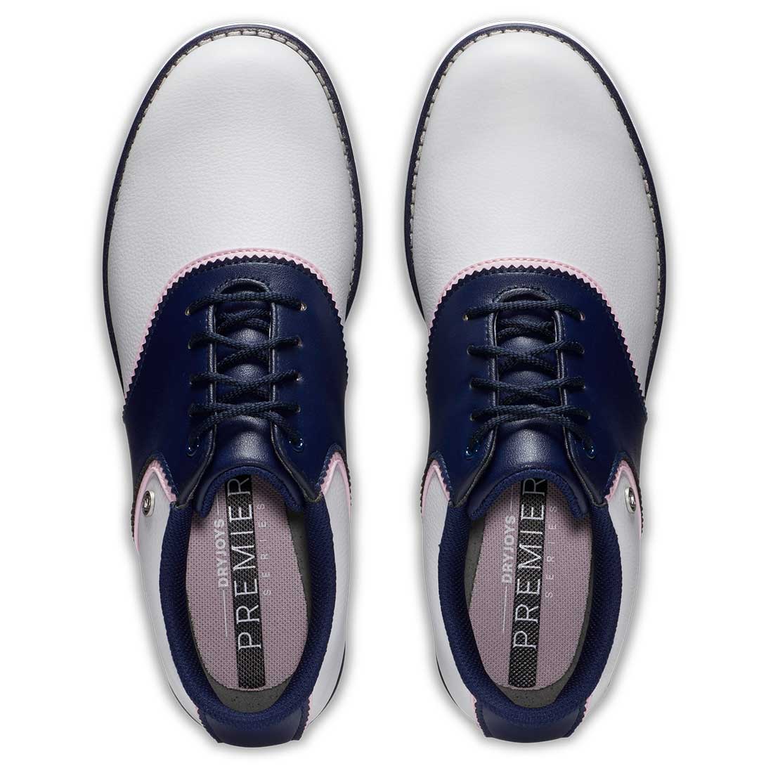 FootJoy Women's Premiere Series Bel Air Golf Shoes White/Navy
