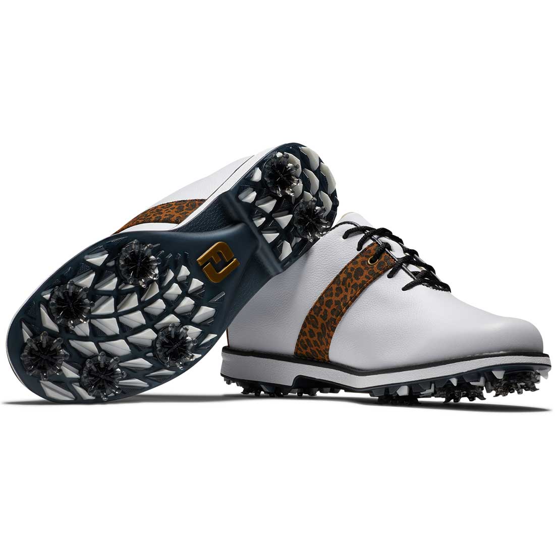 FootJoy Women's Premiere Series Golf Shoes White/Leopard – Golf