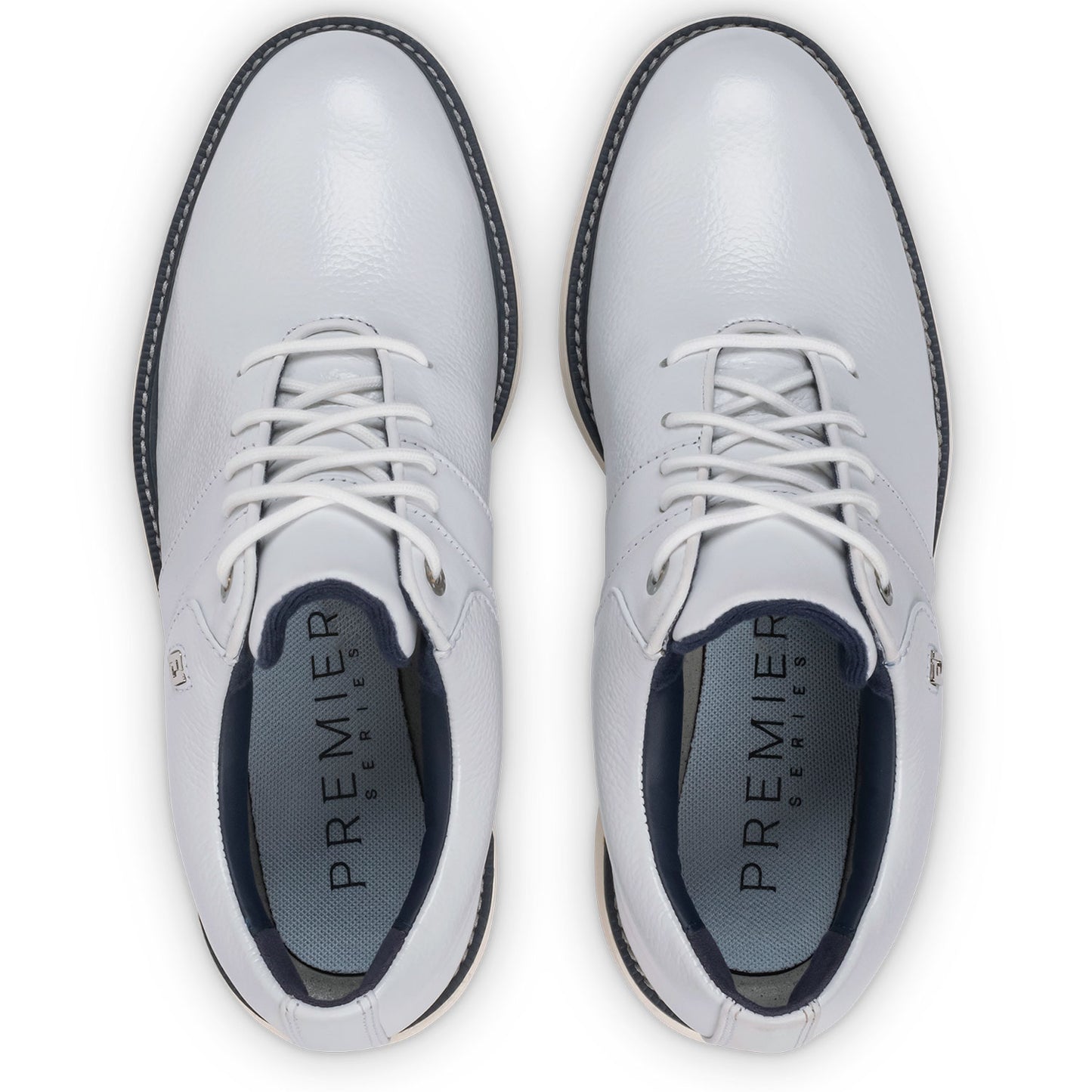 FootJoy Women's Premiere Series Packard Golf Shoes White/Pageant Blue