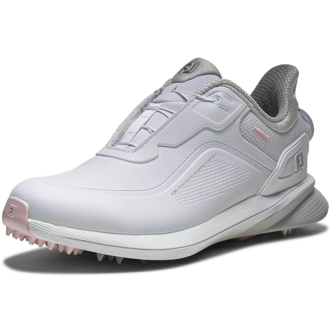 FootJoy Women's Pro/SL BOA Golf Shoes Arctic White/Pink Frost