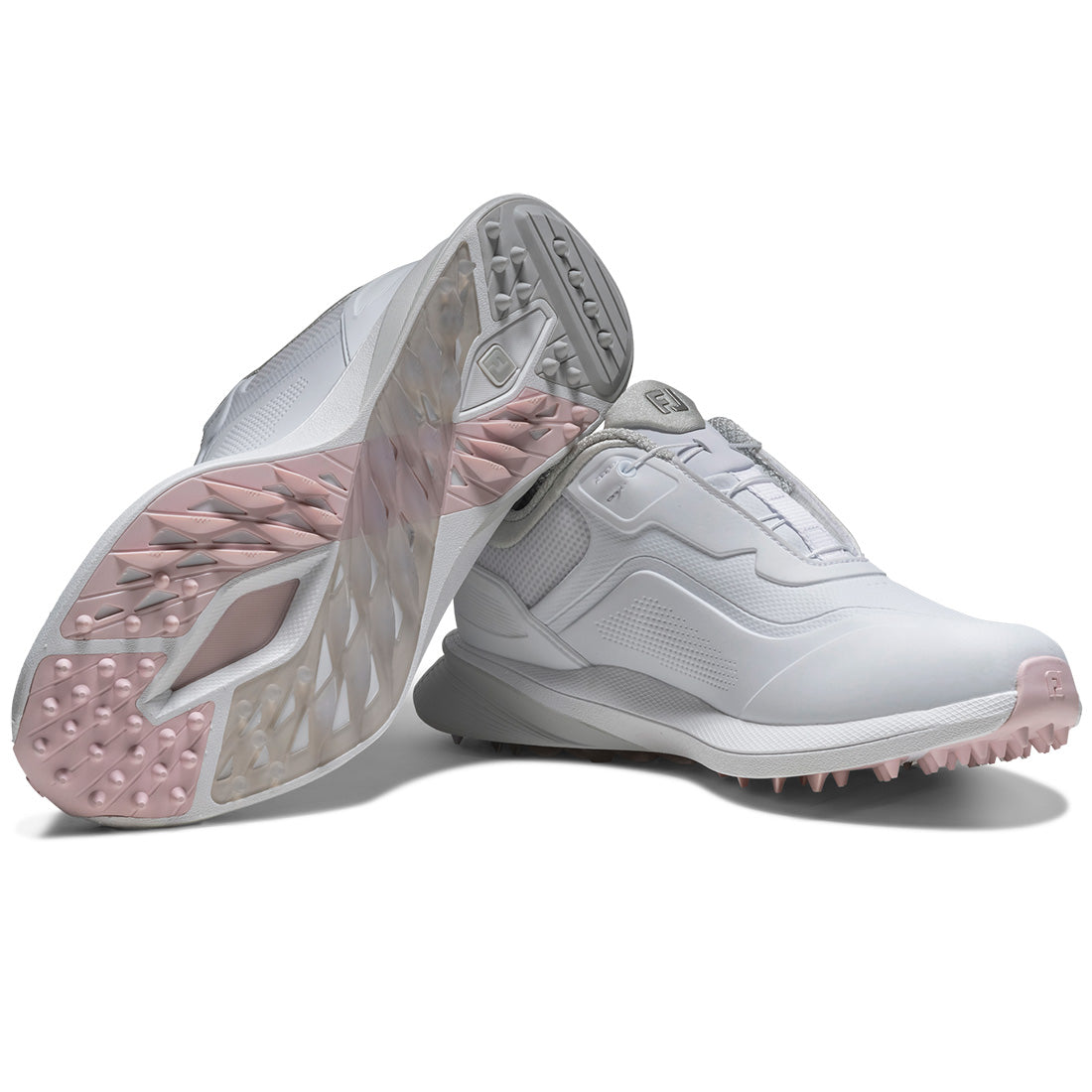 FootJoy Women's Pro/SL BOA Golf Shoes Arctic White/Pink Frost