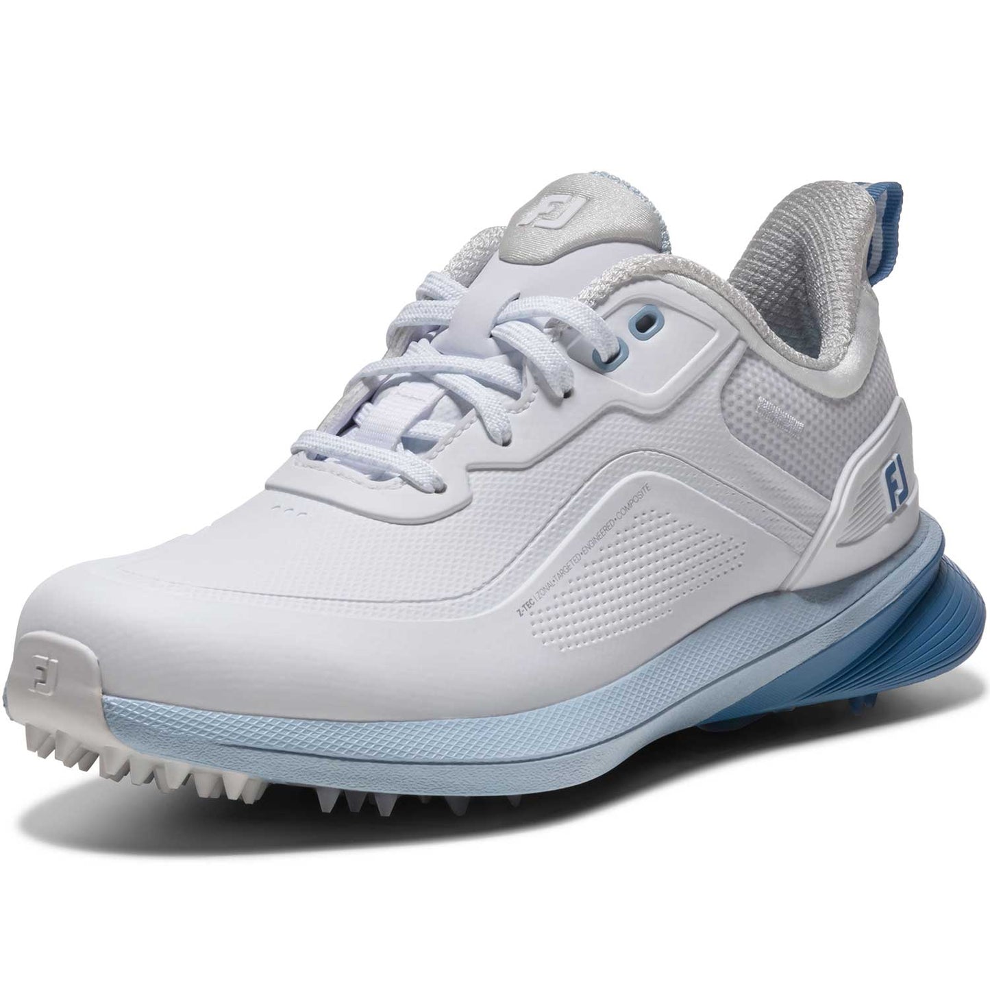 FootJoy Women's Pro/SL Golf Shoes Arctic White/Skyway/Blue Jasper