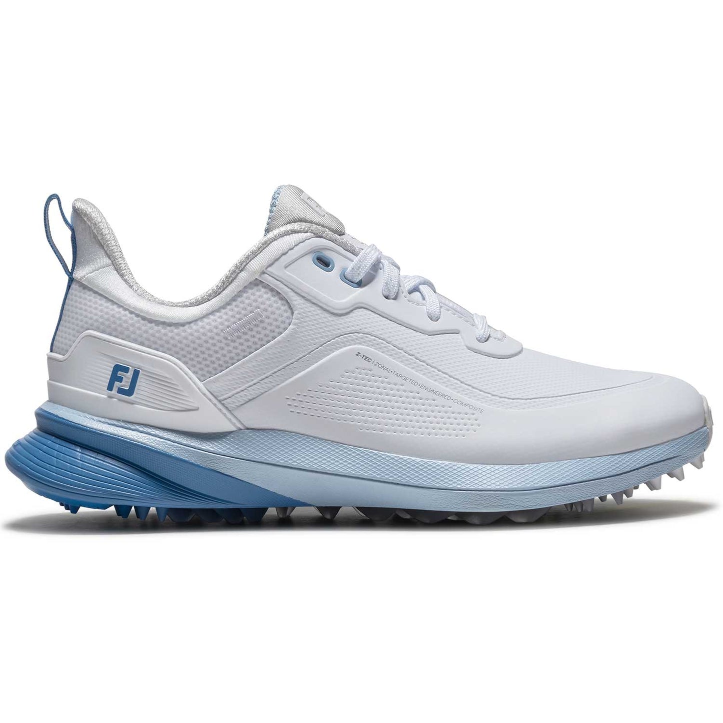 FootJoy Women's Pro/SL Golf Shoes Arctic White/Skyway/Blue Jasper