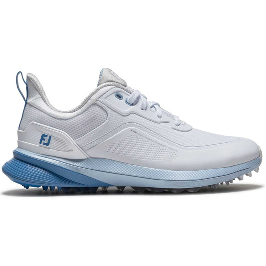 FootJoy Women's Pro/SL Golf Shoes Arctic White/Skyway/Blue Jasper
