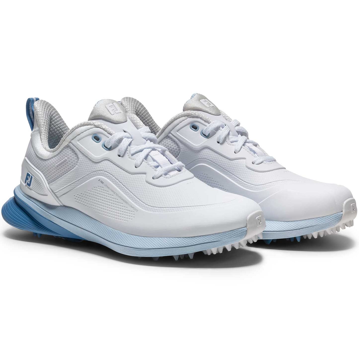 FootJoy Women's Pro/SL Golf Shoes Arctic White/Skyway/Blue Jasper