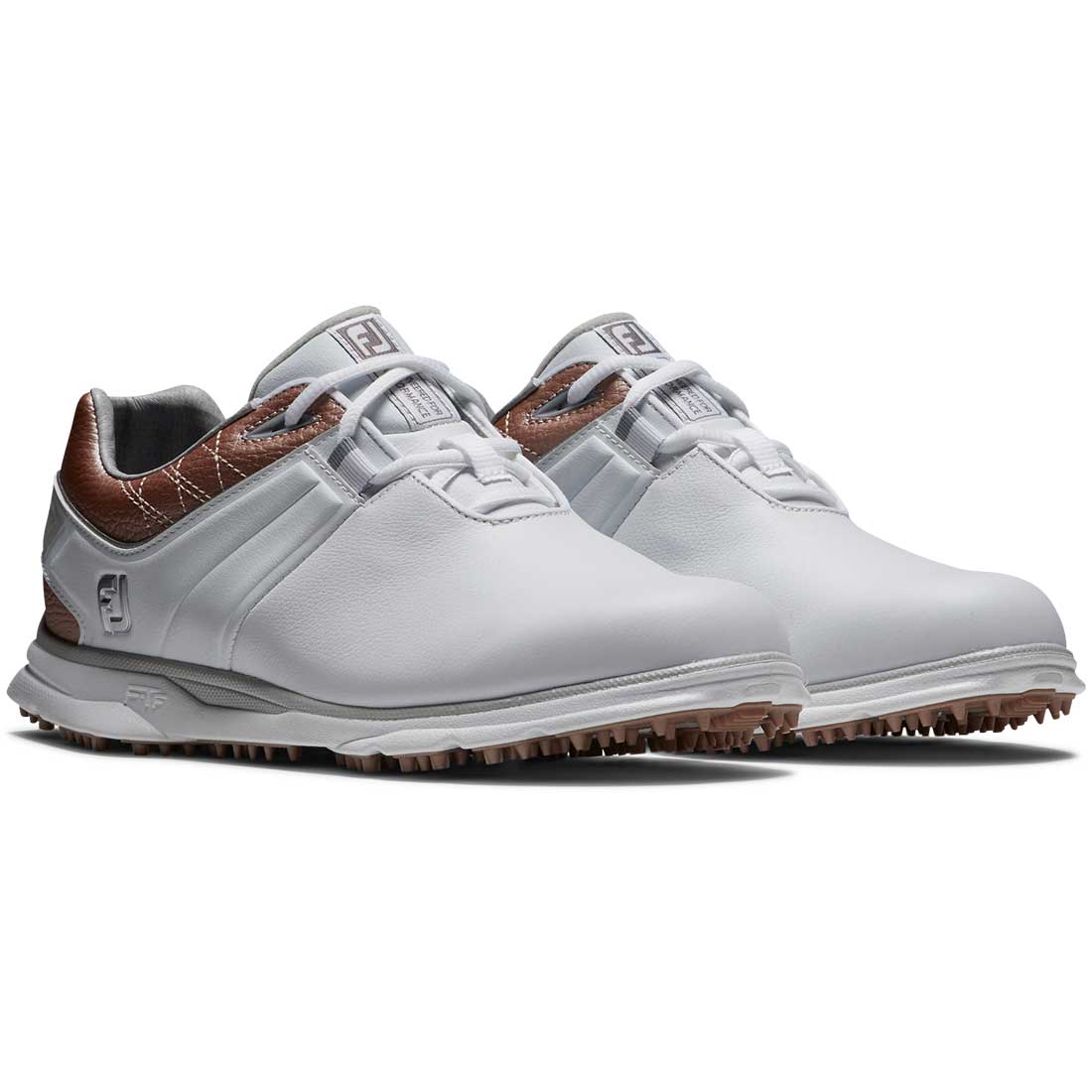 FootJoy Women's Pro SL Golf Shoes White/Rose Gold – Golf Discount
