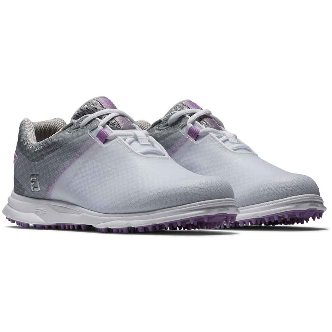 FootJoy Women's Pro SL Sport Golf Shoes White/Grey/Lilac – Golf