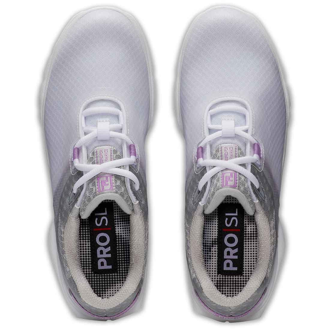 FootJoy Women's Pro SL Sport Golf Shoes White/Grey/Lilac