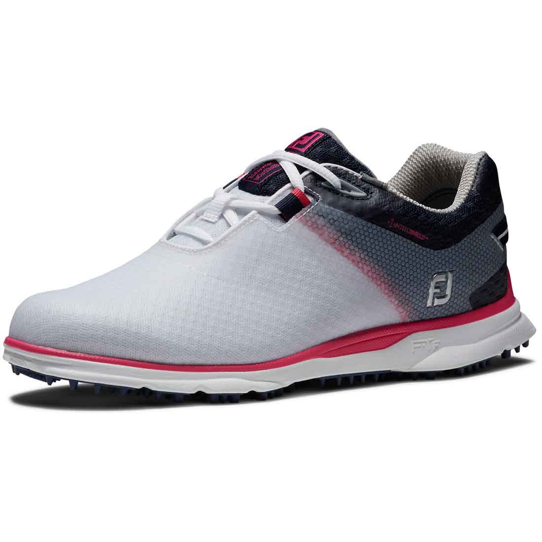 FootJoy Women's Pro SL Sport Golf Shoes White/Navy/Pink