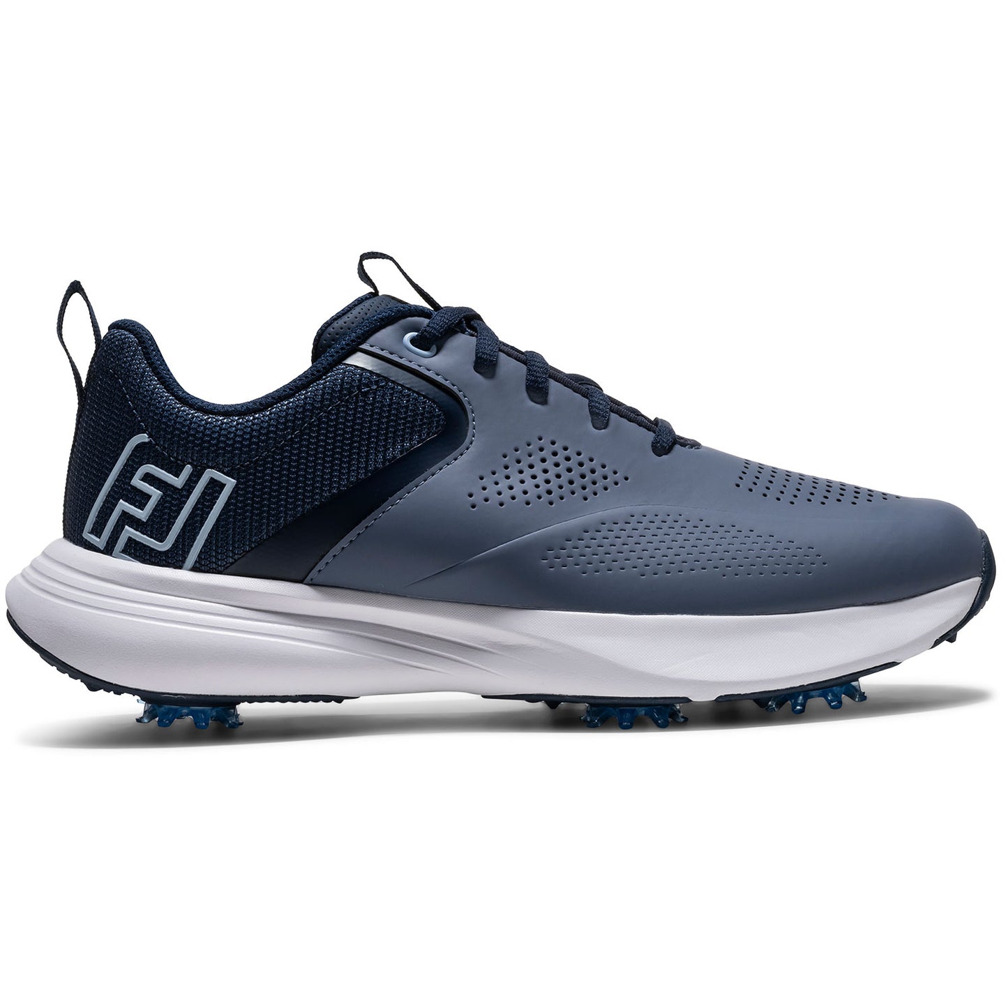 FootJoy Women's Qualifier Golf Shoes Vintage Indigo/Pageant Blue/Skyway
