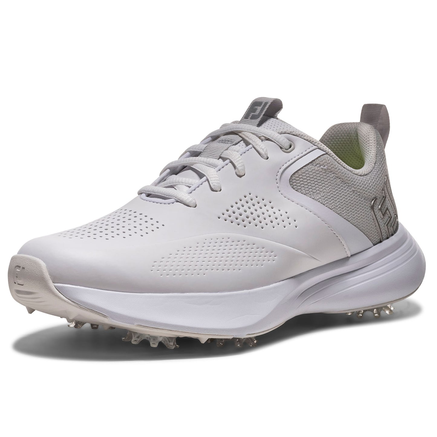 FootJoy Women's Qualifier Golf Shoes White/Harbor Mist/Butterfly