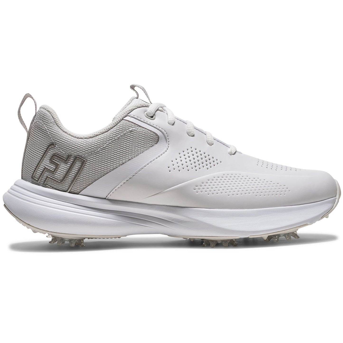 FootJoy Women's Qualifier Golf Shoes White/Harbor Mist/Butterfly