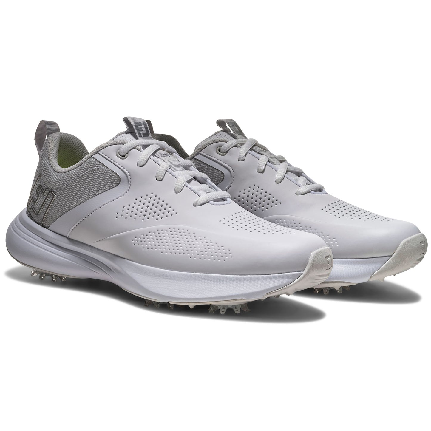 FootJoy Women's Qualifier Golf Shoes White/Harbor Mist/Butterfly