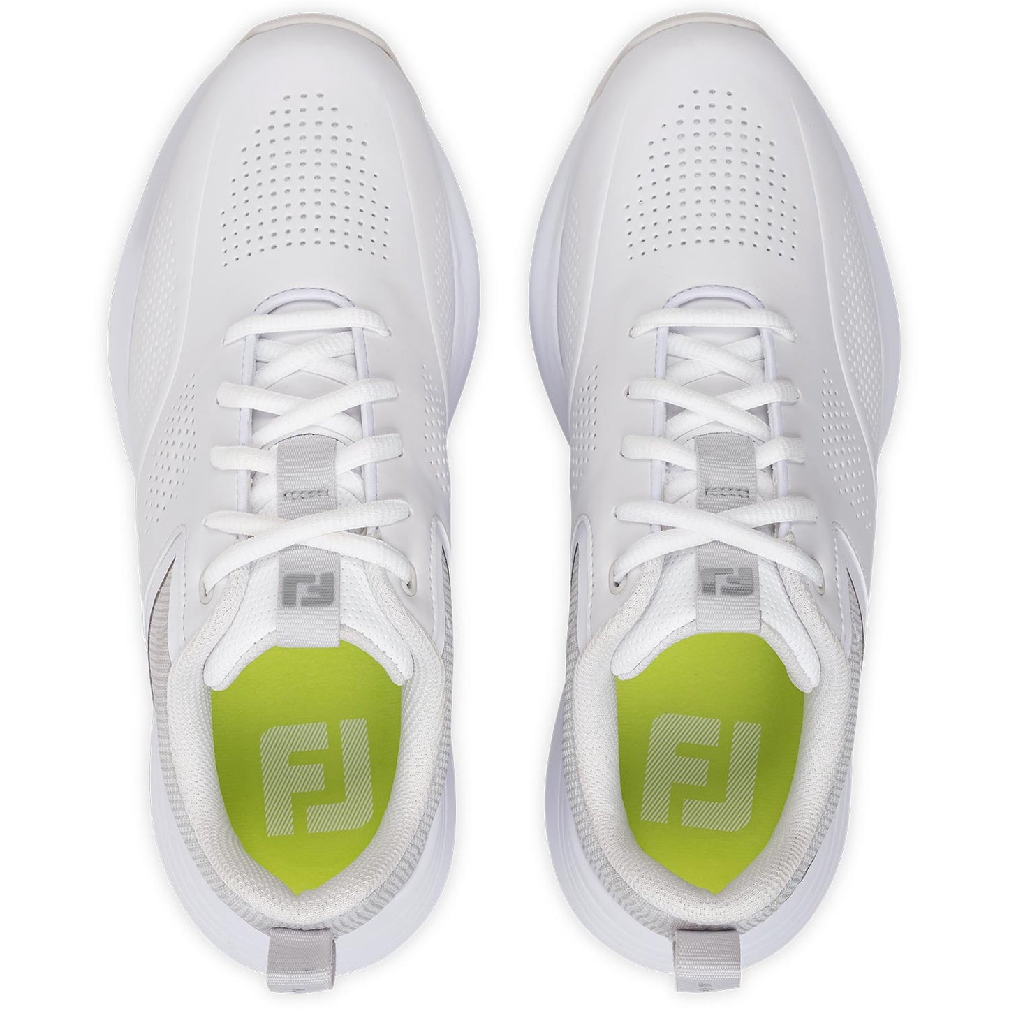 FootJoy Women's Qualifier Golf Shoes White/Harbor Mist/Butterfly