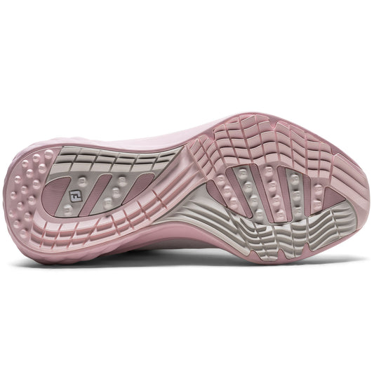 FootJoy Women's Quantum Golf Shoes White/Pink Lilac/Grey