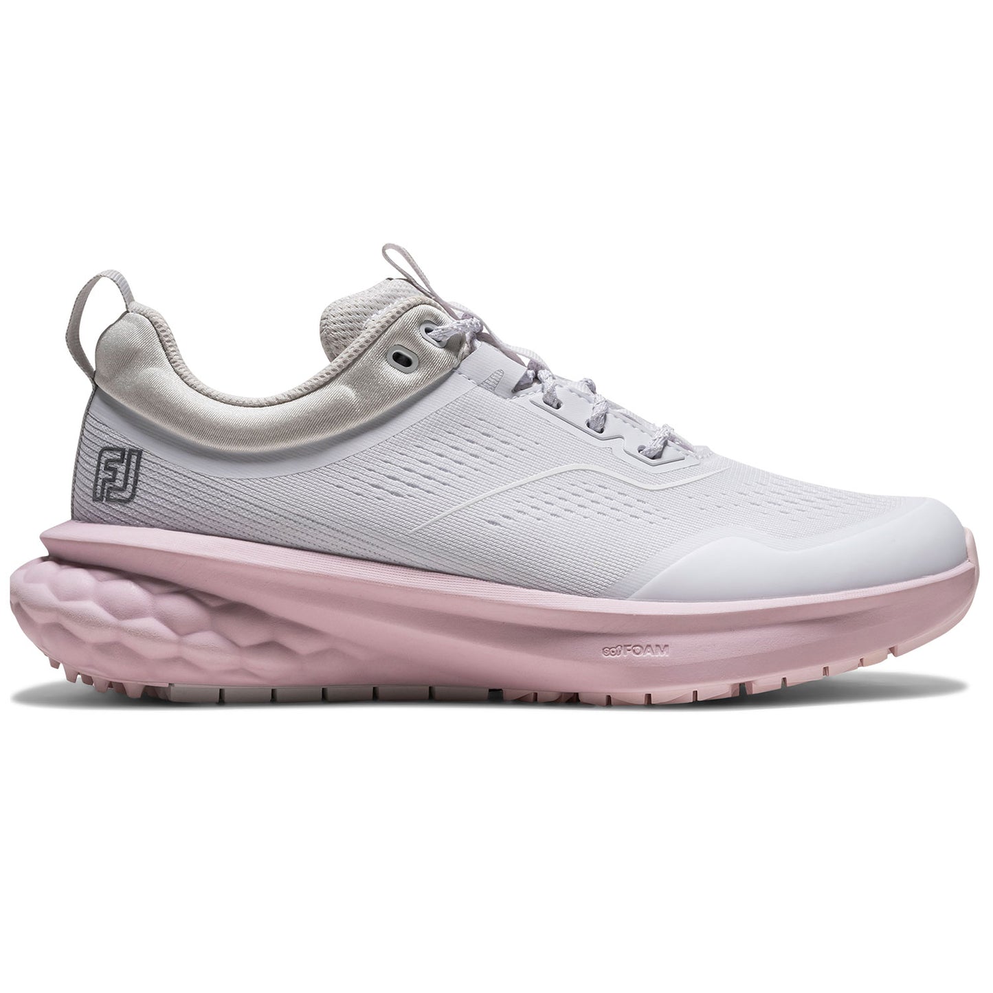 FootJoy Women's Quantum Golf Shoes White/Pink Lilac/Grey